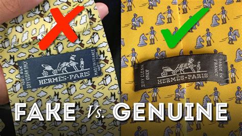 spot fake hermes tie guide|how to spot a fake hermes.